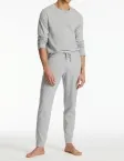 Herren Loungehose Lang SCHIESSER Mix & Relax - grau-meliert