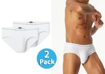 Herren Rio-Slip SCHIESSER Cotton Flex - weiß