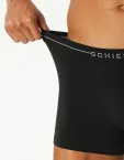 Herren Shorts SCHIESSER Cotton Flex - schwarz