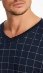 Herren Nachthemd SCHIESSER Fine Interlock - nachtblau