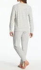 Langer Damenschlafanzug SCHIESSER Casual Essentials - grau