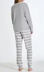 Langer Mädchenschlafanzug SCHIESSER Teens Nightwear - Grau