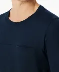 Herren Langarmshirt SCHIESSER Mix+Relax - Blau
