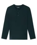 Herren Langarmshirt SCHIESSER Mix+Relax - Nachtblau