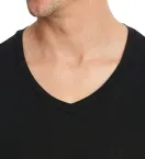 Herren T-Shirt SCHIESSER Premium Modal - schwarz