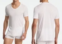 Herren T-Shirt SCHIESSER Premium Modal - weiß