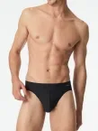 Herren Rio-Slip SCHIESSER Pure Micro - schwarz gestreift