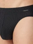 Herren Rio-Slip SCHIESSER Pure Micro - schwarz gestreift