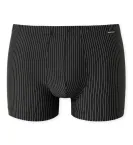 Herren Shorts SCHIESSER Pure Micro - schwarz gestreift