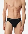 Herren Rio-Slip SCHIESSER Pure Micro - schwarz