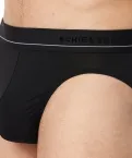 Herren Rio-Slip SCHIESSER Pure Micro - schwarz