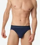 Herren Rio-Slip SCHIESSER Pure Micro - blau