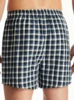 2er Pack Herren Boxershorts SCHIESSER Multipacks - blau-weiß + dunkelblau