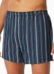 2er Pack Herren Boxershorts SCHIESSER Multipacks - blau + schwarz