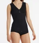 Damen Chemisette Top SCHIESSER Revival Agathe - schwarz