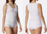 Damen Chemisette Top SCHIESSER Revival Agathe - weiß