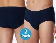 2er-Pack SCHIESSER Original Classics Herren Sportsslips - Navy