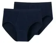 2er-Pack SCHIESSER Original Classics Herren Sportsslips - Navy