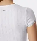 Damen Shirt kurzarm SCHIESSER Revival Agathe - weiß