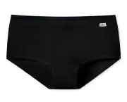 SCHIESSER Revival Greta Damen Micro Pants Doppelripp Organic Cotton - Schwarz