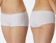 SCHIESSER Revival Greta Damen Micro Pants aus Organic Cotton -Weiß