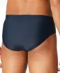 SCHIESSER Aqua Men's Swim Briefs with Contrast Stripes - Blue