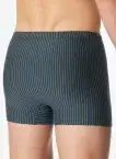 3er-Pack SCHIESSER Herren Shorts 95/5 gestreift - Dunkelblau/Grün