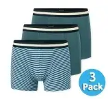 SCHIESSER Boys Shorts 95/5 3-Pack - Blue/Green