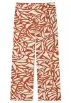 SCHIESSER Women's Selected Premium Long Pyjama Set - Terracotta-Cream