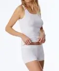 SCHIESSER Damen Trägertop Unique Micro - Weiß