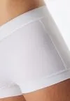 SCHIESSER Damen Shorts Unique Micro - Weiß