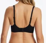 SCHIESSER Women's Soft Bra with Cups Unique Micro - Black