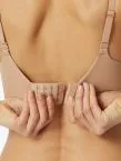 SCHIESSER Women's Soft Bra with Cups Unique Micro - Beige