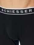 SCHIESSER Men's Long Shorts 95/5 3-Pack - Black