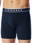 SCHIESSER Herren Long-Shorts 95/5 im 3er-Pack - Blau