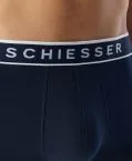 SCHIESSER Herren Long-Shorts 95/5 im 3er-Pack - Blau