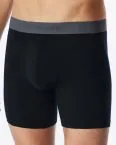 SCHIESSER Herren Long-Shorts 3er-Pack 95/5 - mehrfarbiger Bund