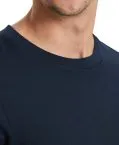 SCHIESSER Herren Langarmshirt Rundhals Mix+Relax - Blau