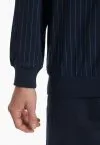 SCHIESSER Men's Long Pyjama Comfort Essentials - Dark Blue