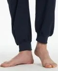 SCHIESSER Men's Long Pyjama Comfort Essentials - Dark Blue