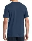 SCHIESSER Herren T-Shirt V-Ausschnitt Mix+Relax - Royalblau