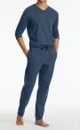 SCHIESSER Herren Schlafhose Mix+Relax - Royal