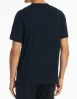 SCHIESSER Herren T-Shirt mit Knopfleiste Mix+Relax - Nachtblau