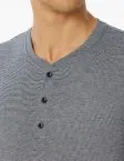 SCHIESSER Men's Long Pyjama Set Casual Essentials - Midnight blue