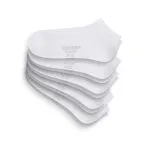 SCHIESSER Women's Sneaker Socks 5-Pack Bluebird - White