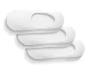 SCHIESSER Women's In-Shoe Socks 3-Pack Long Life Cool - White