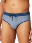 SCHIESSER Men's Swim Brief Komfort Aqua - Blue