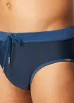 SCHIESSER Men's Swim Brief Komfort Aqua - Blue