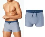 SCHIESSER Men's Swim Trunks Retro Aqua - Blue