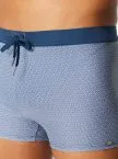 SCHIESSER Men's Swim Trunks Retro Aqua - Blue